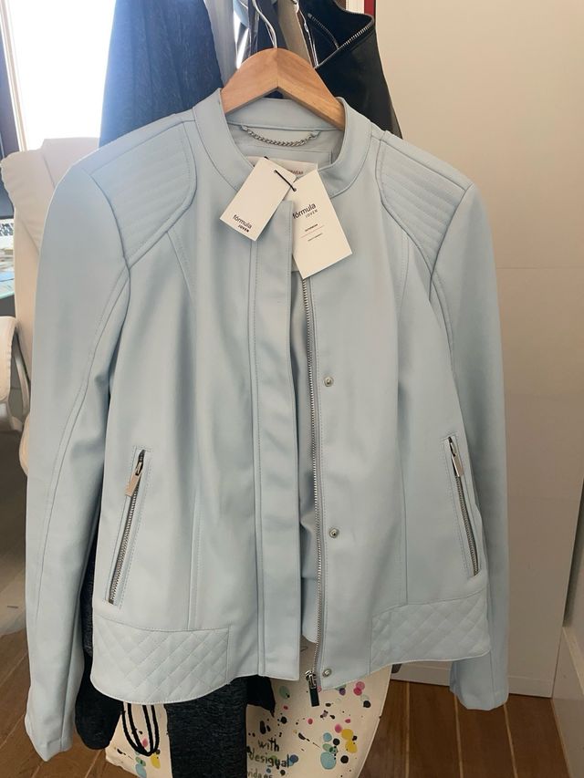 Chaqueta biker Fórmula Joven azul M