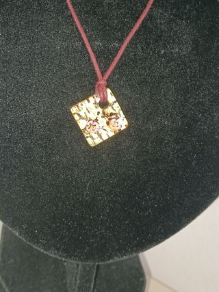 Collana IDoge oro rosa vetro