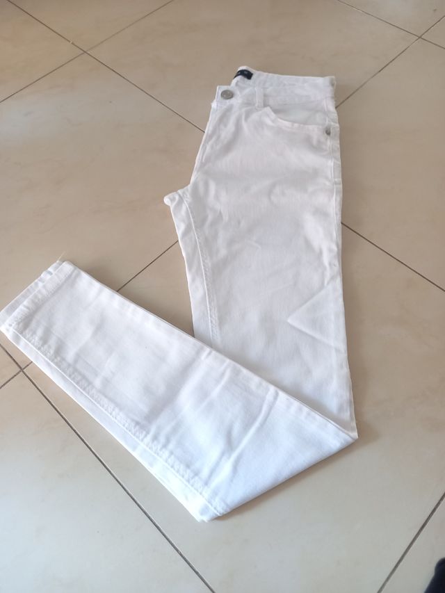 Jeans bianchi slim fit Tg XS