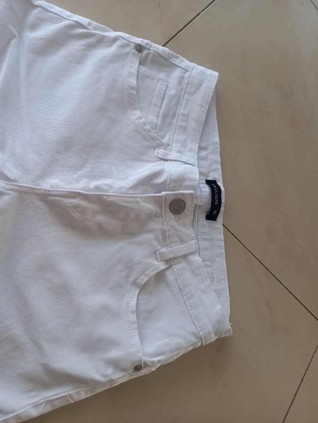 Jeans bianchi slim fit Tg XS