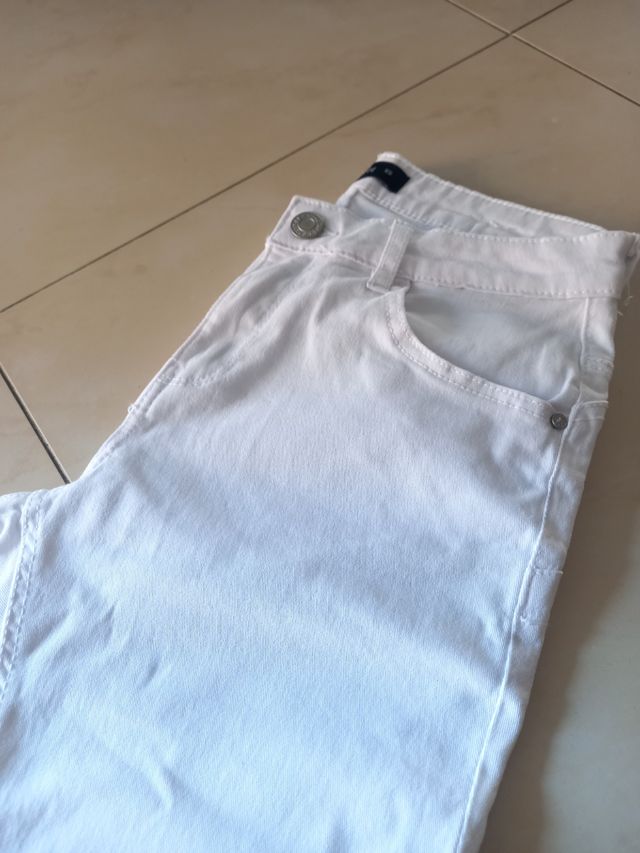 Jeans bianchi slim fit Tg XS