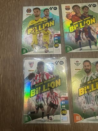 6 Cards Adrenalyn XL Billion - Mbappe, Raphinha