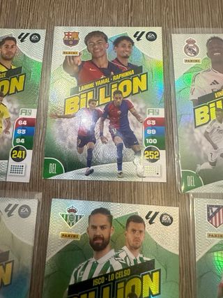 6 Cards Adrenalyn XL Billion - Mbappe, Raphinha