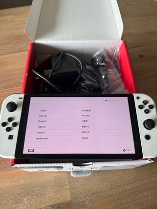 Nintendo Switch OLED Blanca