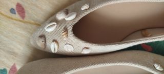 Manoletinas beige Sfera - nuevas