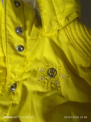 Mono esquí Poivre Blanc amarillo talla 2