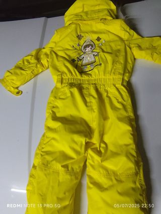 Mono esquí Poivre Blanc amarillo talla 2