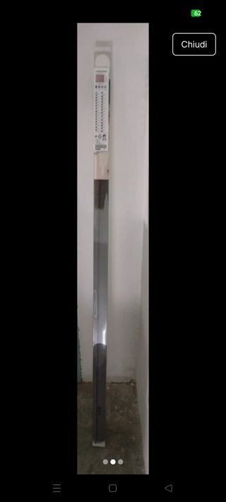Tenda a Rullo Grigia 120x250 cm nuova 