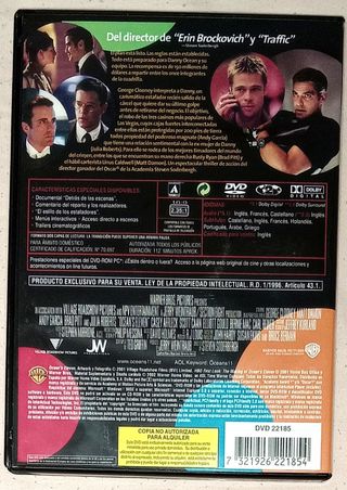 Película DVD: Ocean's Eleven - Clooney, Damon