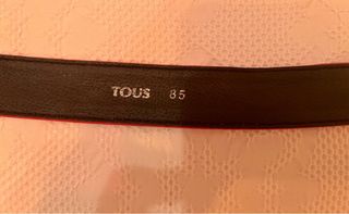 Cinturón Tous rosa | Plata