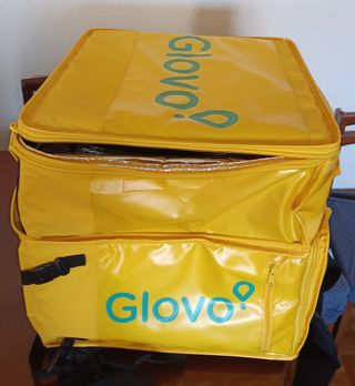 Mochila Glovo - Amarilla