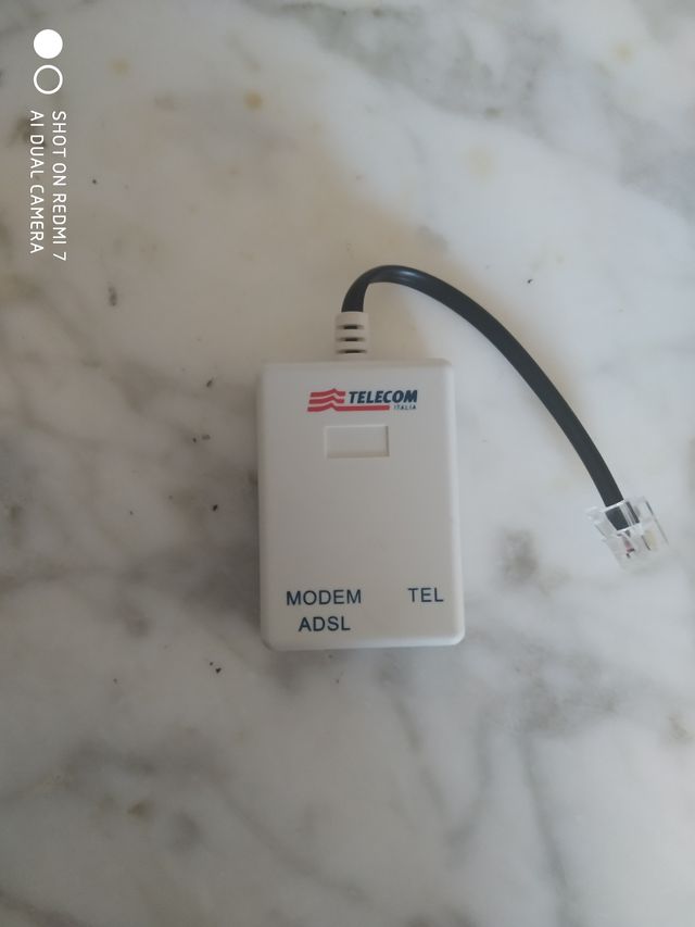 Filtro ADSL Telecom RJ11 Plus nuovo