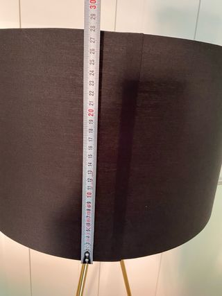 Lámpara trípode dorada - Estilo moderno