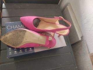 Zapatos CHAMBY Ante Fuxia 38