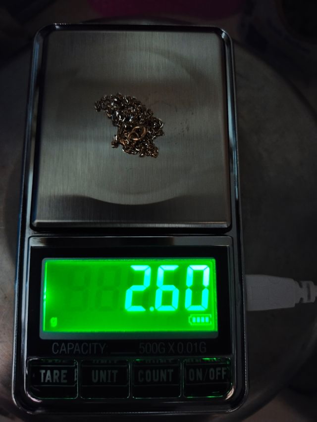 Cadena oro 18k con (o sin) colgante - 2,92g