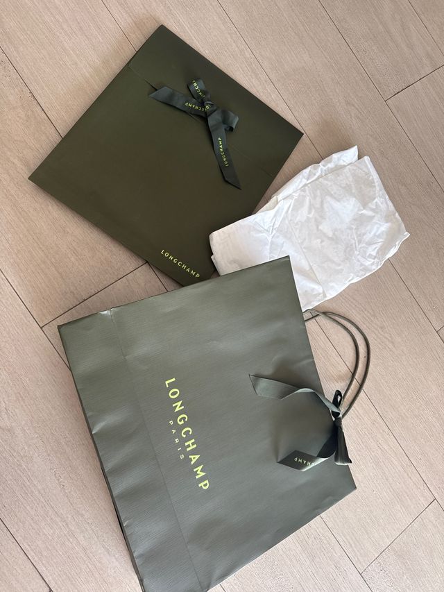 Bolsos Longchamp verde oliva