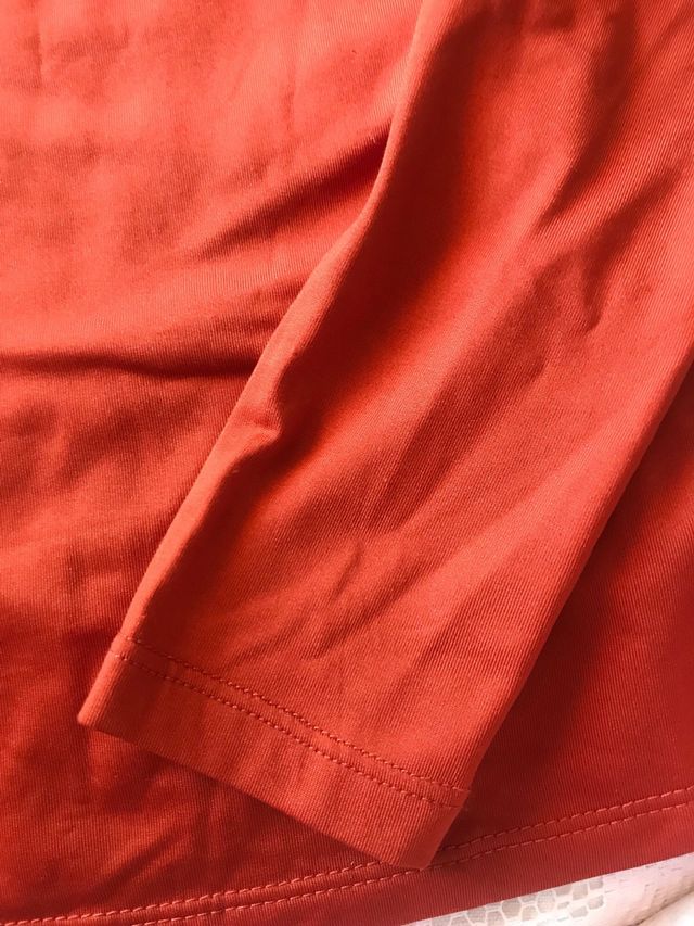 Maglione collo alto ruggine