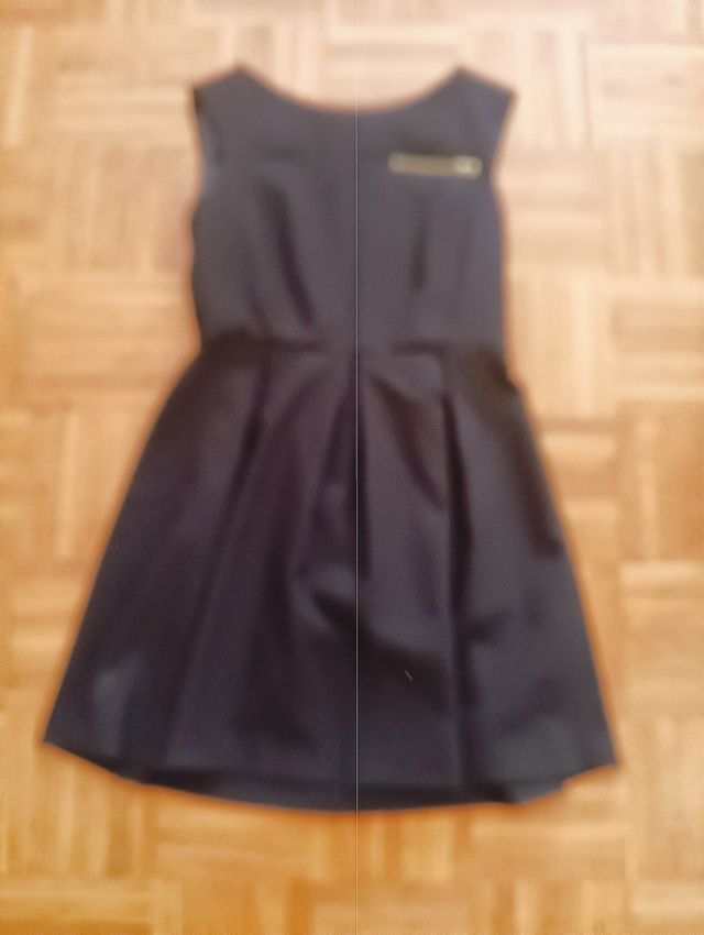 Vestido cóctel negro H&M