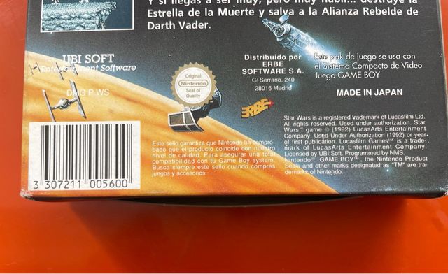 Star Wars Game Boy - Juego Completo