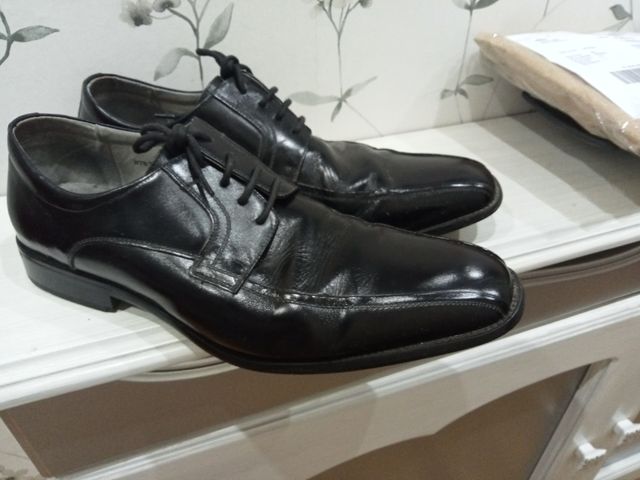 Zapatos Piel Negros