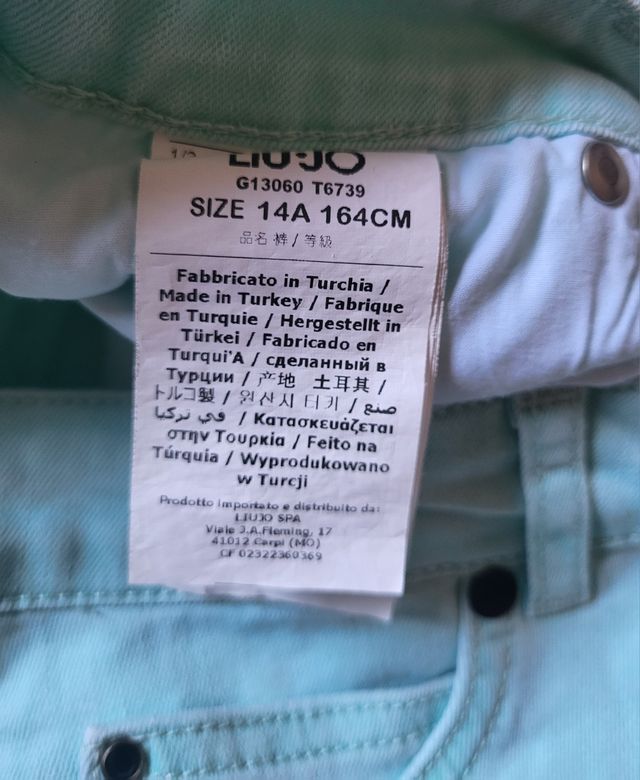 Jeans Liu Jo bimba mint