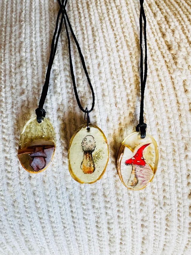 Collares seta resina epoxi