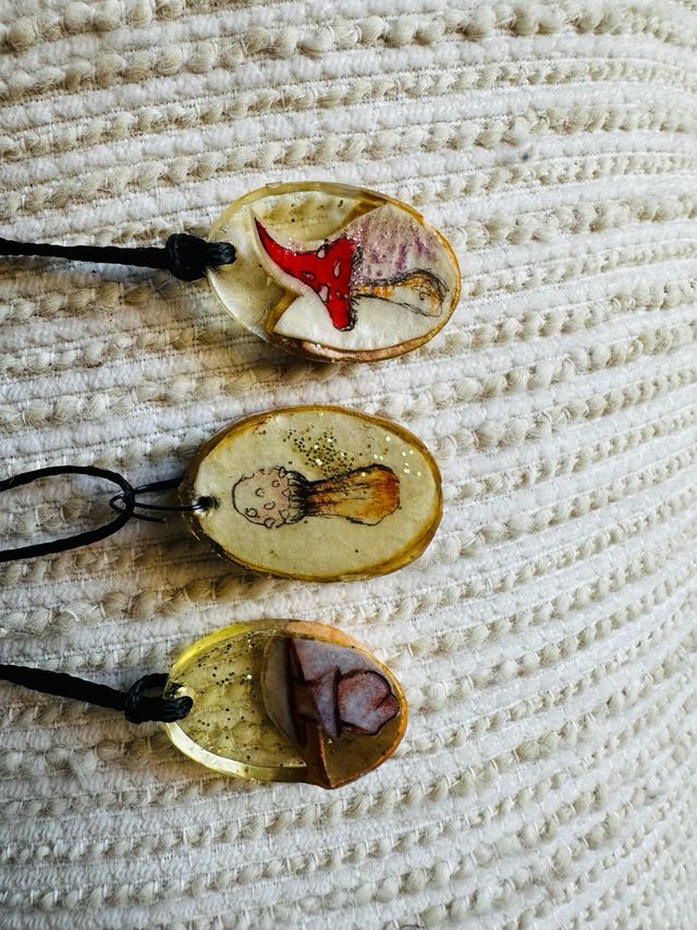 Collares seta resina epoxi