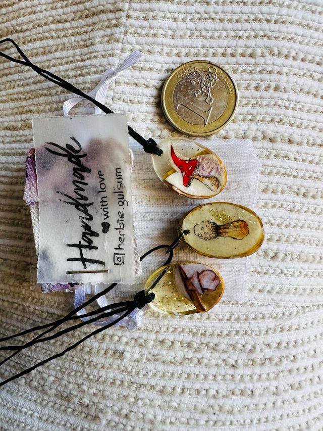 Collares seta resina epoxi