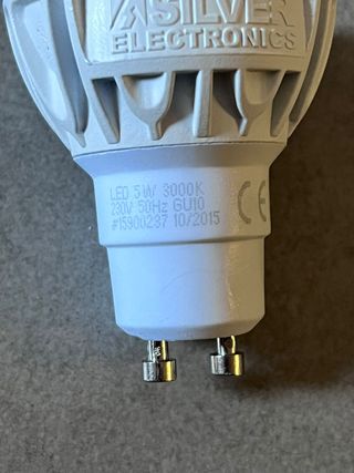 17 Bombillas LED GU10 Silver Electronics