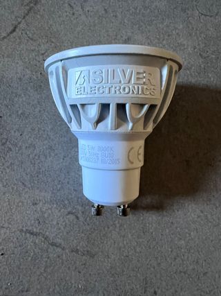 17 Bombillas LED GU10 Silver Electronics