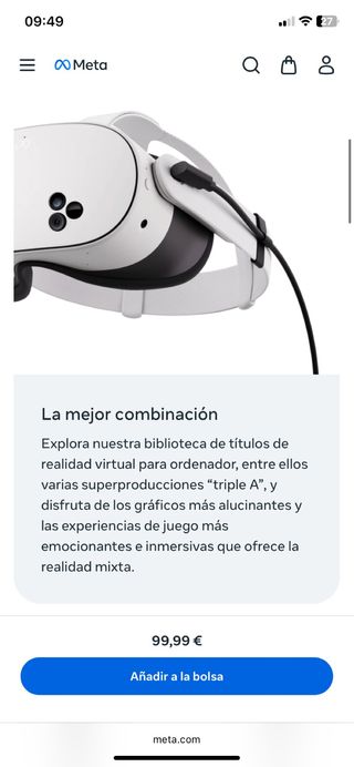 Link Cable Oculus/Meta Quest - Nunca usado