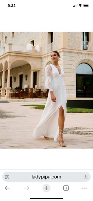 Vestido novia Lady Pipa blanco