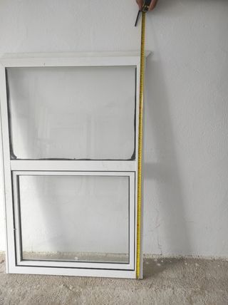 Ventana aluminio blanco