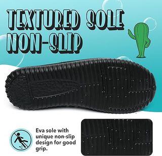 Chanclas playa negras talla 44