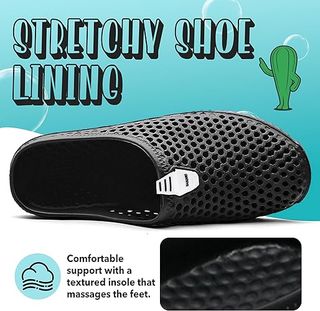 Chanclas playa negras talla 44