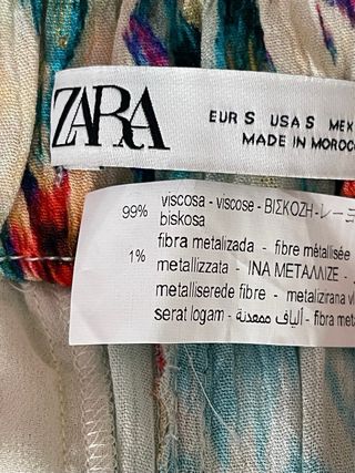 Pantalones Zara estampados
