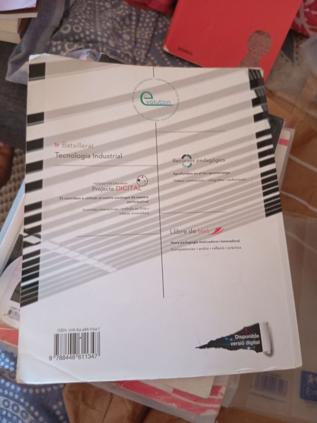 La Tecnologia industrial 1 Batxillerat. Catalun...