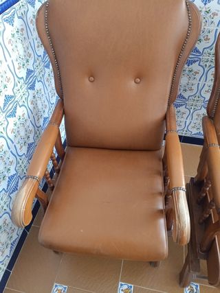 2 Sofás mecedoras vintage