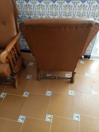 2 Sofás mecedoras vintage