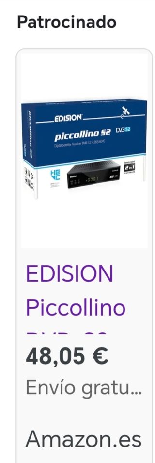 EDISION piccolino S2 - Receptor Satélite Full HD