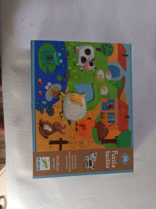 Puzzle táctil Djeco 20 piezas