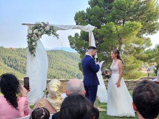 Vestido novia Rosa Clará - Talla 38
