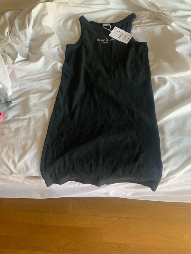 Vestido negro playa xs