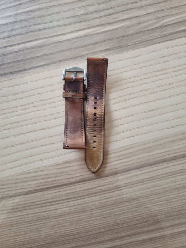 Cinturino dell'orologio marrone - Pelle