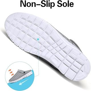 Zuecos grises transpirables - Talla 44