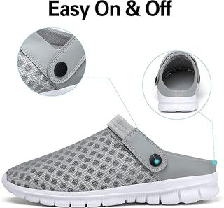 Zuecos grises transpirables - Talla 44