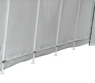 Cochera Plegable Gris 6x3.6m