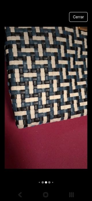 Clutch Bimba y Lola | Azul y blanco