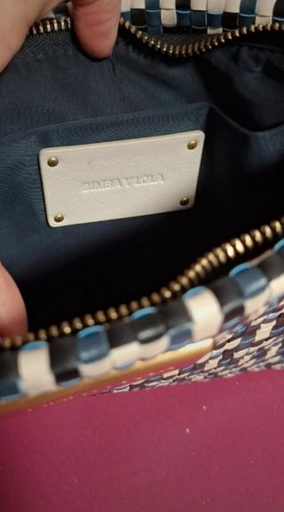 Clutch Bimba y Lola | Azul y blanco