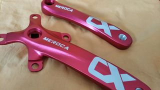 Bielas Meroca-CX Monoplato Roja Gravel BTT NUEVAS